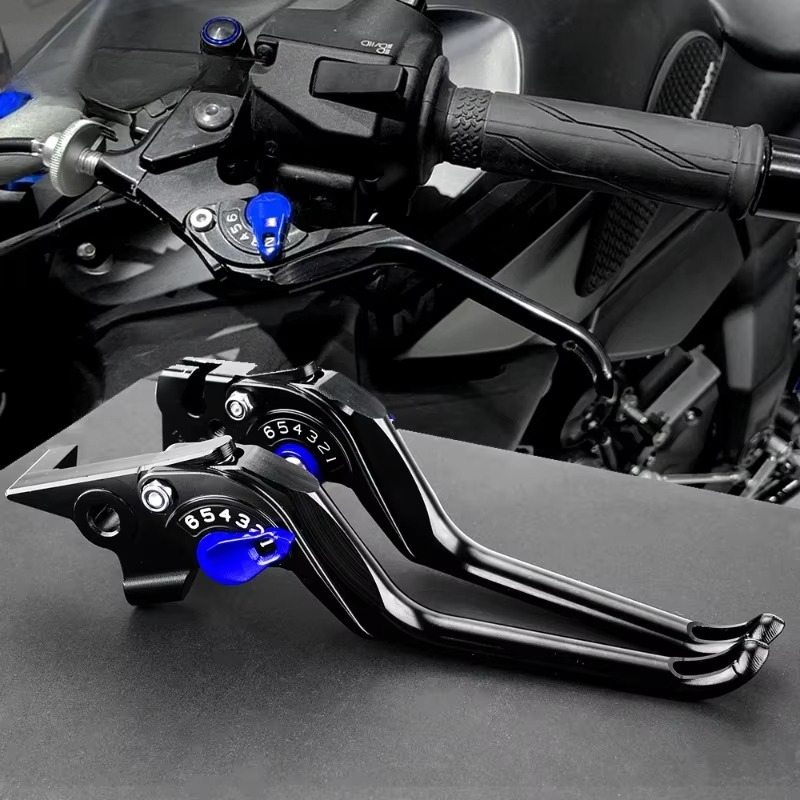 Cnc Aluminum Adjustable Brake Clutch Levers - Baru untuk Yamaha MT07 2025 2026