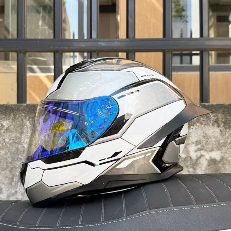 ORZ Helm Sepeda Motor Bluetoot - Full Face Motorcycle Helmet With Bluetooth ulasan dan harga