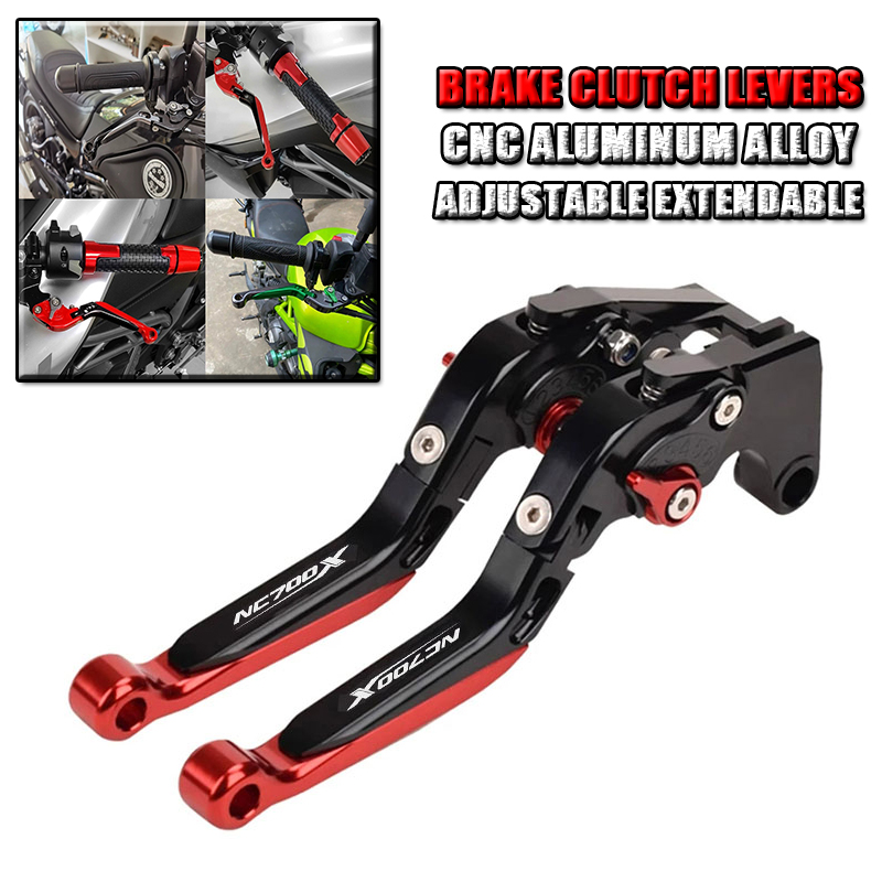 Untuk HONDA NC700X NC700 X 201 - Cnc Aluminum Adjustable Brake Clutch Levers ulasan dan harga