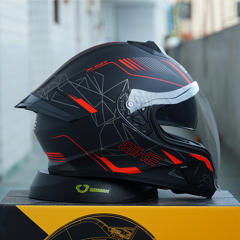 Helm Sepeda Motor Full Face Te - Full Face Motorcycle Helmet With Bluetooth ulasan dan harga