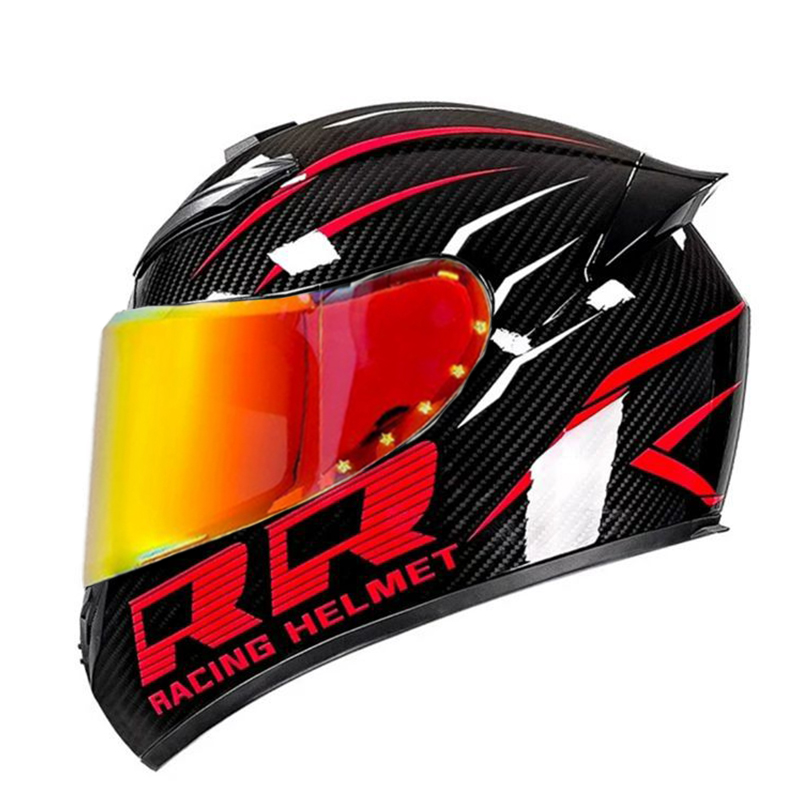 Helm Motor Unisex DOT Helm Kes - Full Face Motorcycle Helmet With Bluetooth ulasan dan harga
