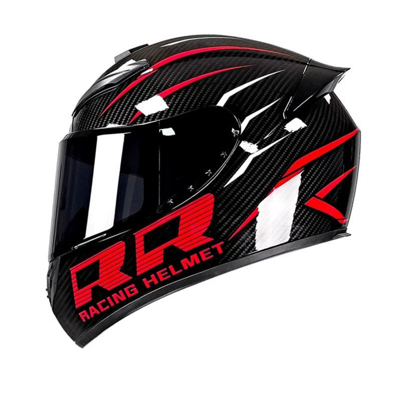 Helm Motor Unisex DOT Helm Kes - Full Face Motorcycle Helmet With Bluetooth ulasan dan harga