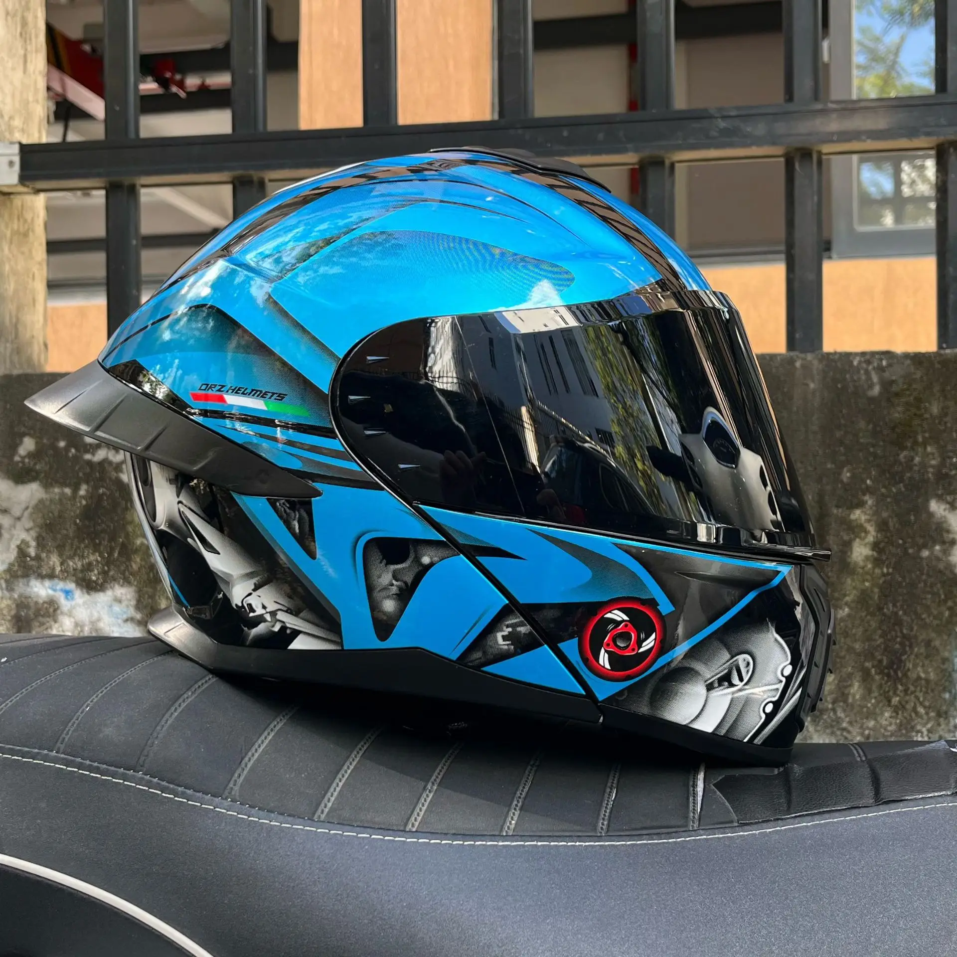 Helm Sepeda Motor Bersertifika - Full Face Motorcycle Helmet With Bluetooth ulasan dan harga